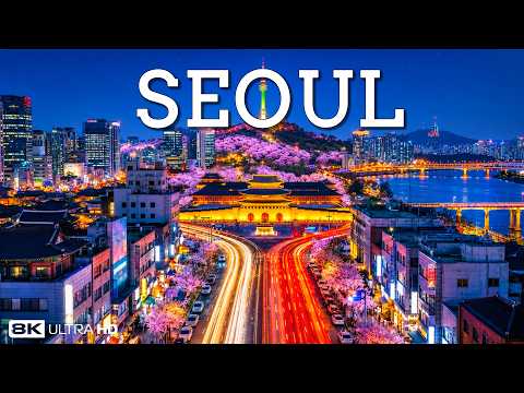 SEOUL 2026 🇰🇷 | Stunning 8K HDR Cinematic Travel Film | Cherry Blossoms, Palaces & City Lights