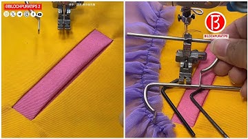 Sewing Tools And Tutorial Flat sewing machine six in one presser foot Full Video Tutorial