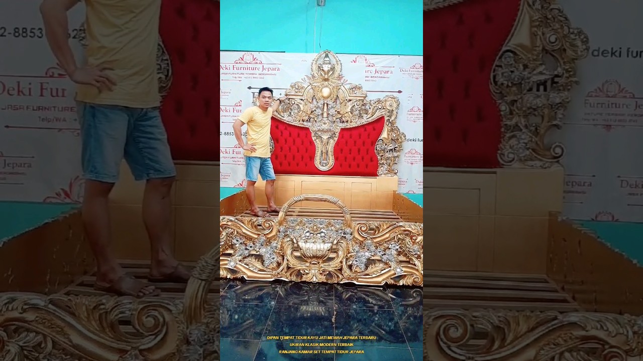 KAMAR TIDUR MEWAH | DIPAN JATI JEPARA | RANJANG KAYU JATI MEWAH - FURNITURE DESIGN 2023 