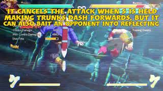 Dragon Ball FighterZ Trunks blockstrings mixups guide
