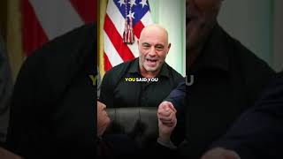 Jeo Rogan Met Trump At The White House !! #trump #jeorogan #whitehouse #funny
