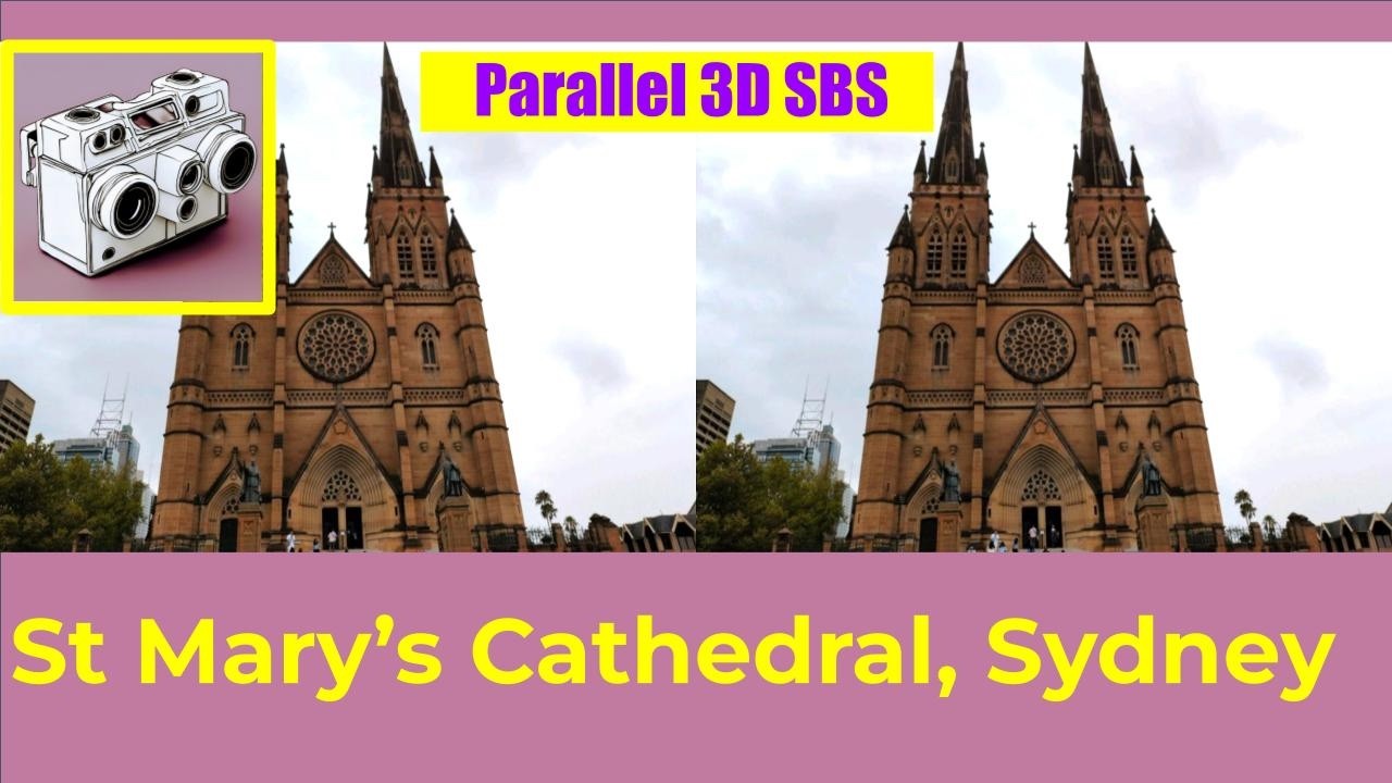St Mary’s Cathedral Sydney in Stereoscopic Parallel 3D | SBS VR Tour