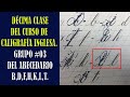 ✔ Curso de Caligrafía 🅸🅽🅶🅻🅴🆂🅰 GRATIS Clase #10 Abecedario Minúsculas | Copperplate | Pablo Bermúdez