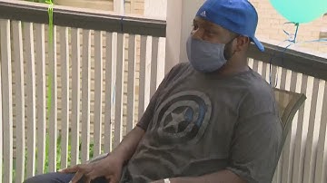 Coronavirus survivor heads home after spending weeks in medically-induced coma