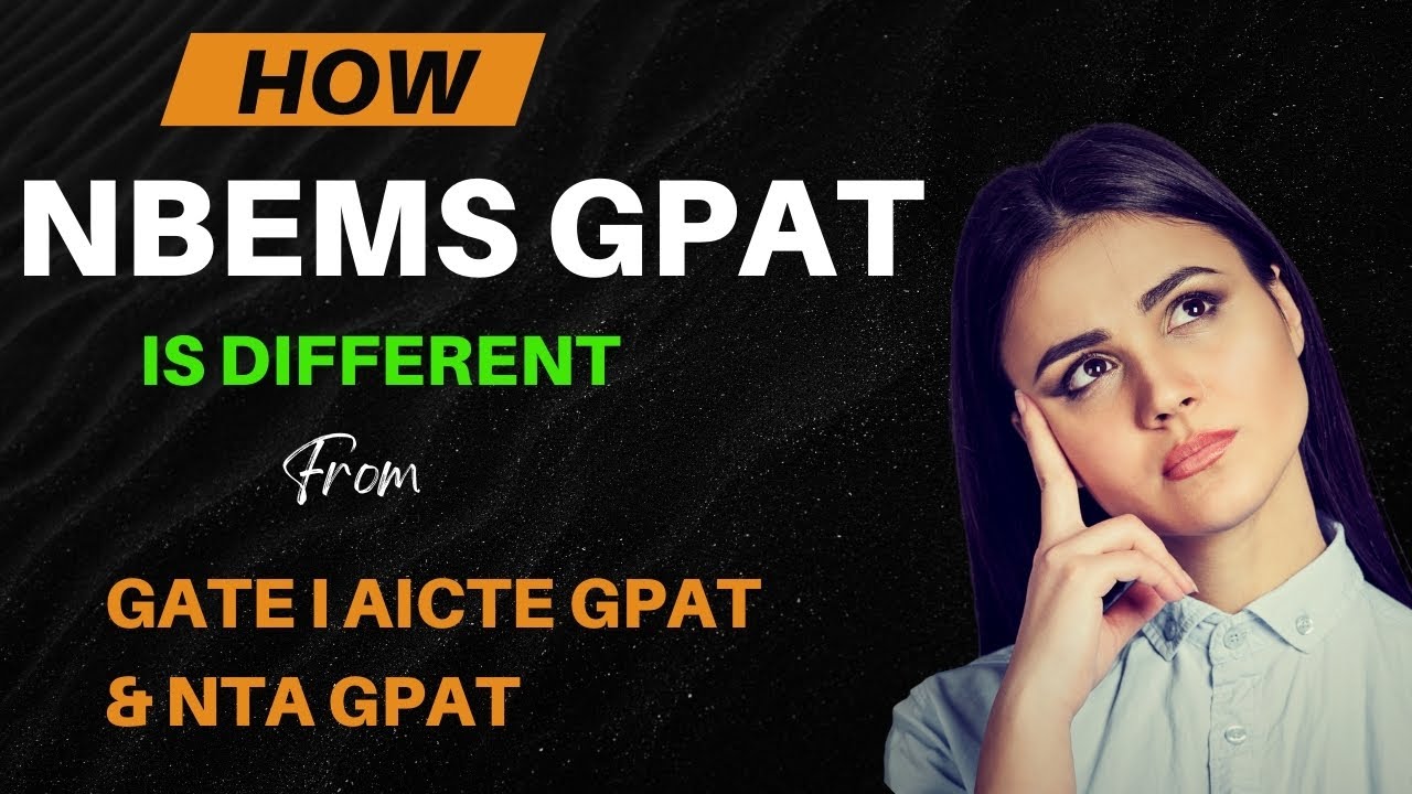 HOW NBEMS GPAT IS DIFFERENT FROM NTA GPAT & AICTE GPAT I NBEMS GPAT STRATEGY I GPAT PREPARATION