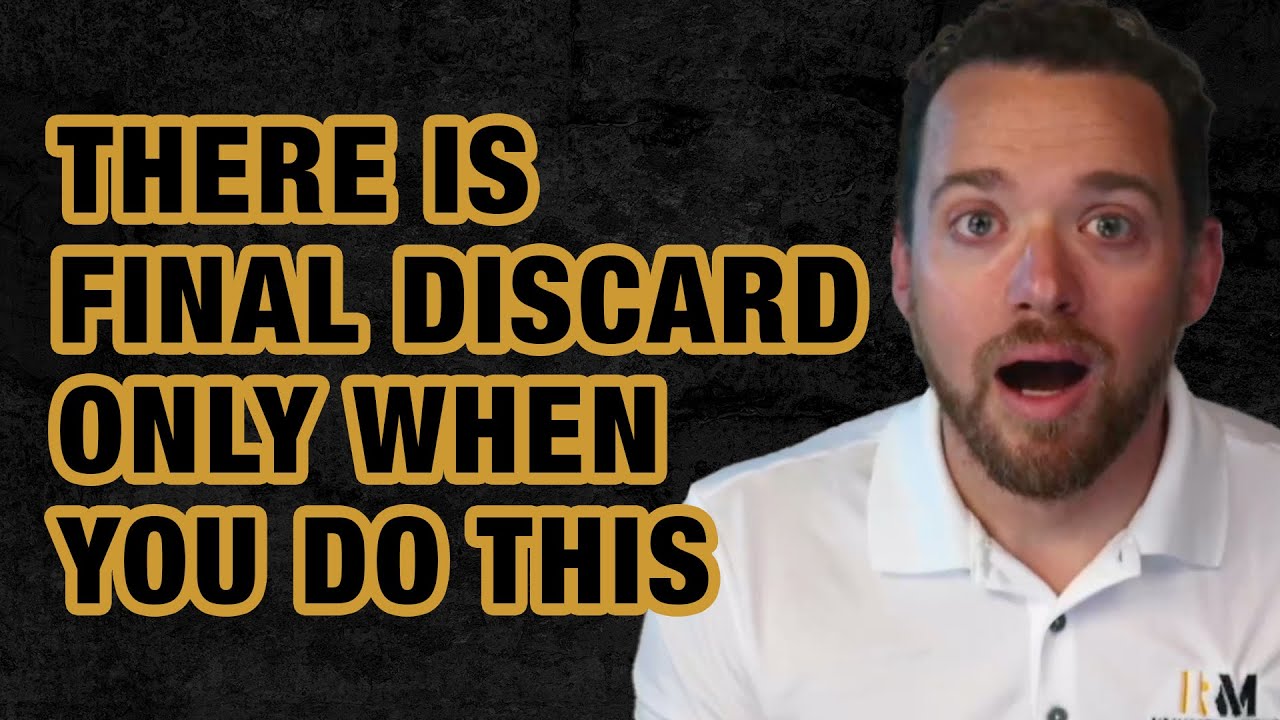 There Is Final Discard Only When You Do This YouTube