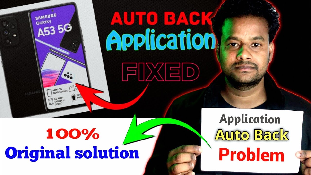 App Automatically Closes Android || How To Fix App Auto Back Problem ...