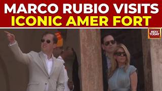 US Secretary Of State Marco Rubio Visits Taj Mahal And Amer Fort Ahead Of Quad Summit In India