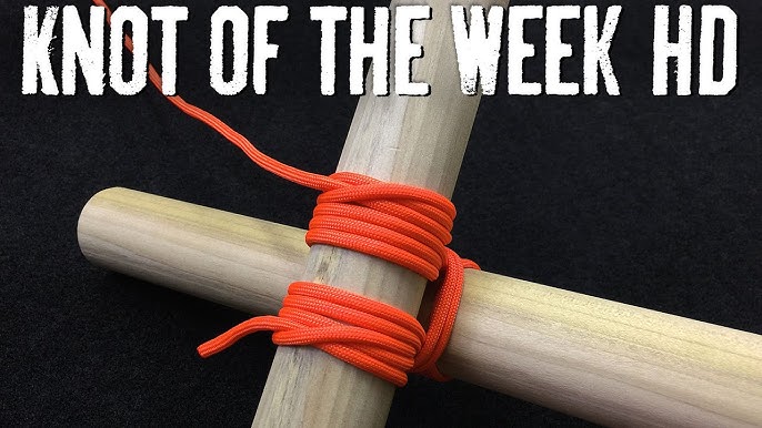 How to Bind poles together with a Japanese square lash « Camping ::  WonderHowTo