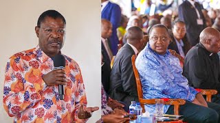 Listen to What Speaker Wetangula Told Uhuru Kenyatta as They Meet In Church!