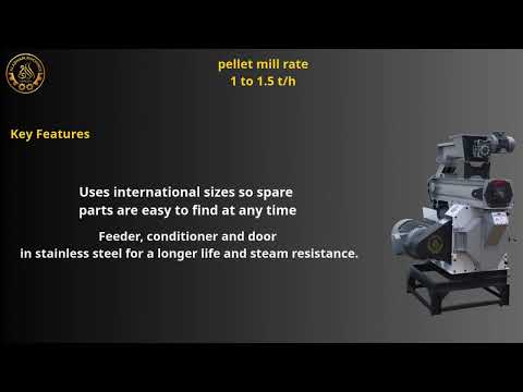 Al-Adham 250D-1500K Pellet Mill (1.5 t/h)
