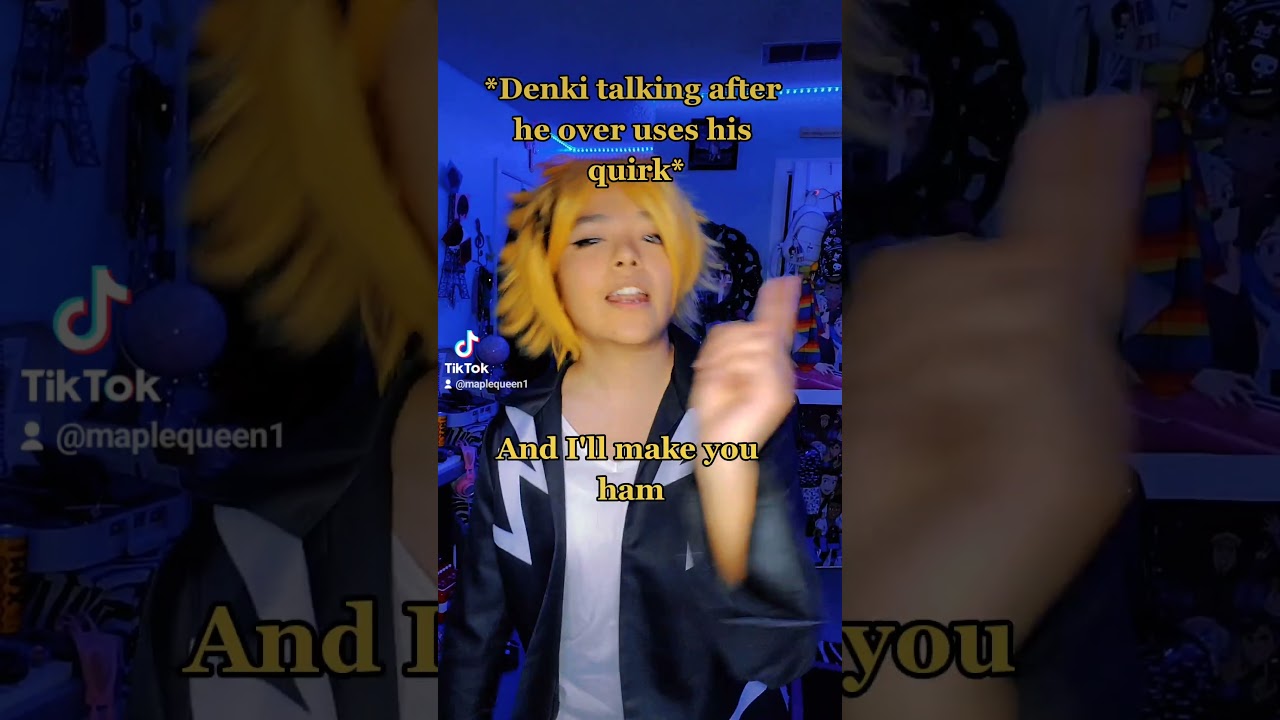 Poor Denki #mha #myheroacademia #denki #denkikaminari #mhacosplay
