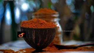 How to make home made Kerala Sambar Powder-With English Subtitles :Recp no-41