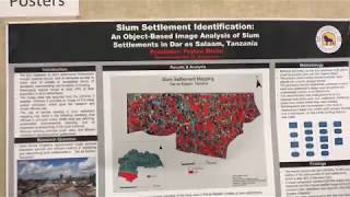 Poster session displaying innovative student work in geography