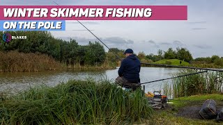 Winter Skimmer Fishing on the pole with Andy Bennett at Partridge Lakes
