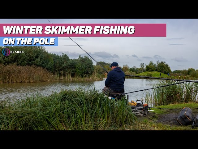 Winter Skimmer Fishing on the pole with Andy Bennett at Partridge Lakes class=