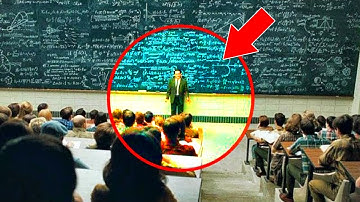A slacker was 30 minutes late and received two math problems… His solutions shocked his professor.