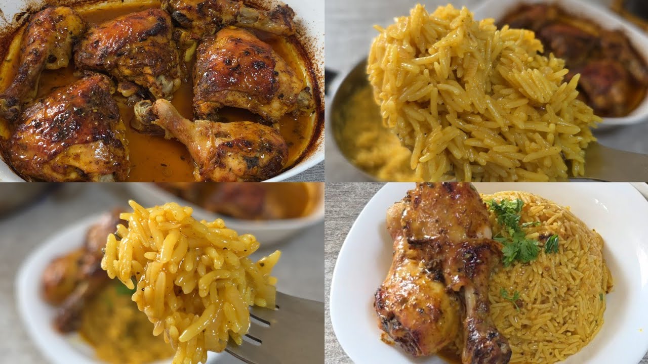 لي ماجربتش هاذ الوصفة ماذاقتش البنة🔴على طريقة أكبر المطاعم والفنادق دجاج محمر مع الأرز بنة عالمية😋