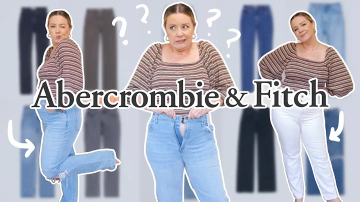 i tried on all of ABERCROMBIE's new jeans for fall...