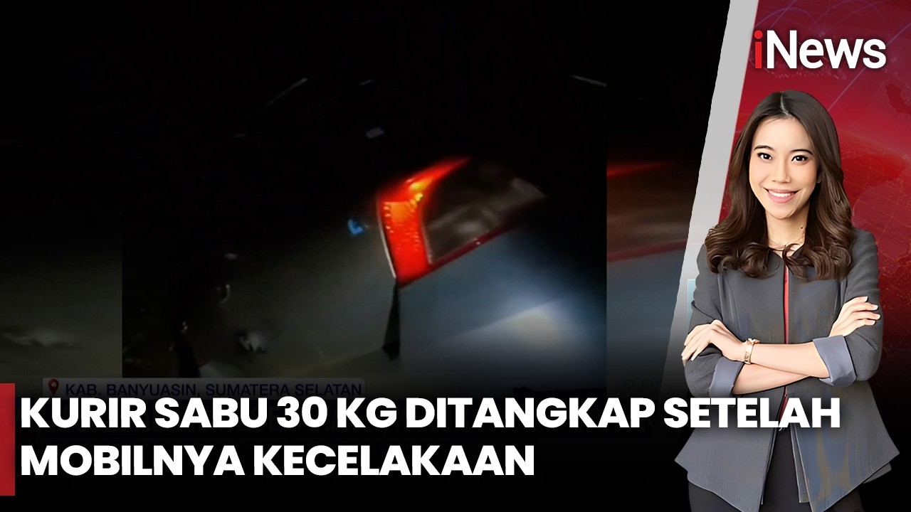 Penangkapan Kurir Sabu 30 Kg Usai Mobil Alami Kecelakaan | iNews Siang 13/2