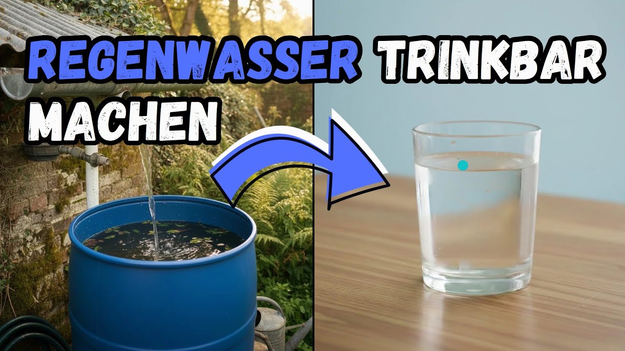 Ich mache Regenwasser trinkbar -  So geht’s wirklich!