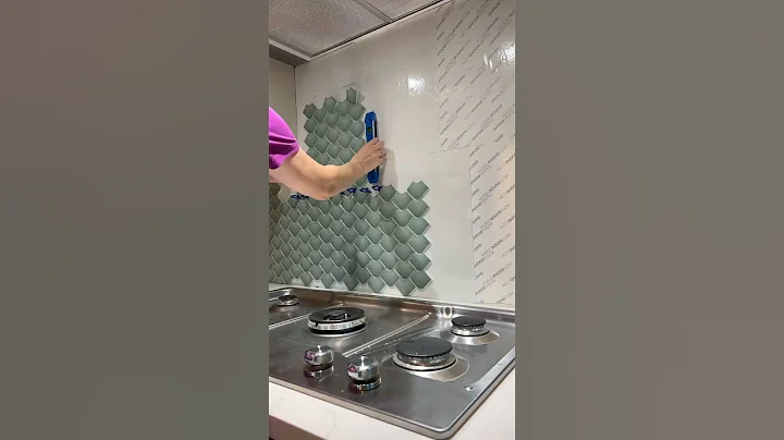 How to install a tile backsplash! This is very approachable! #kitchenrenovation #tilebacksplash