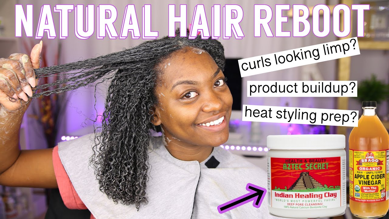 Aztec Clay Mask for Natural Hair | Natural Curly HAIR REBOOT!