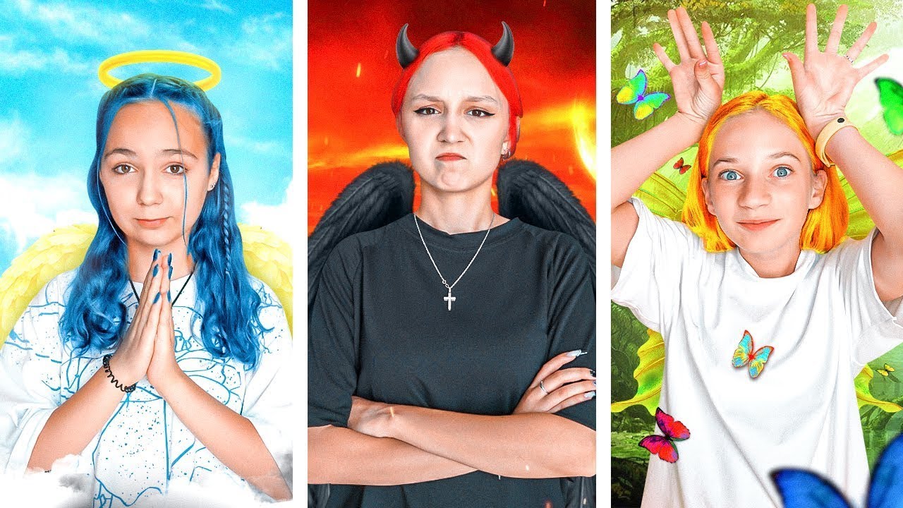 Výzva tří sester! STARŠÍ VS STŘEDNÍ VS MLADŠÍ SESTRA | Amelka Karamelka Czech