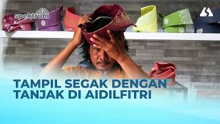 Tampil segak dengan tanjak di Aidilfitri