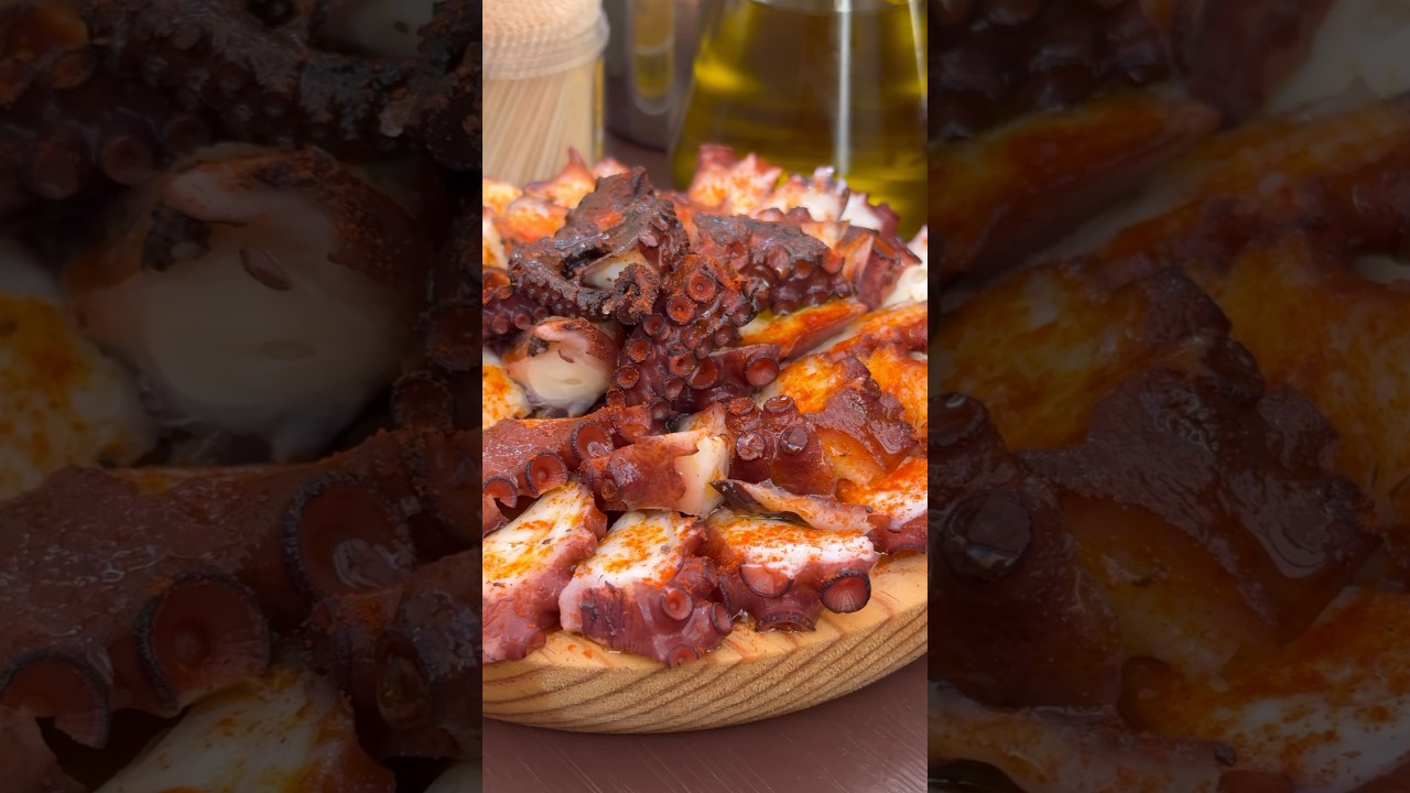 EL AUTÉNTICO PULPO A FEIRA!! Está increíble de rico🤤 #youtubeshorts #shorts