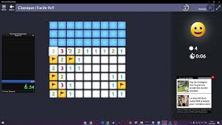 Microsoft Minesweeper Beginner New game 16s 230ms