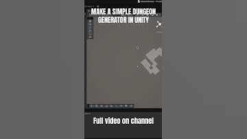Make a simple dungeon generator in Unity. #gamedevelopment #tutorial #unity3d #proceduralgeneration