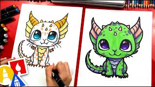 How To Draw A Mythical Kitten Dragon screenshot 5