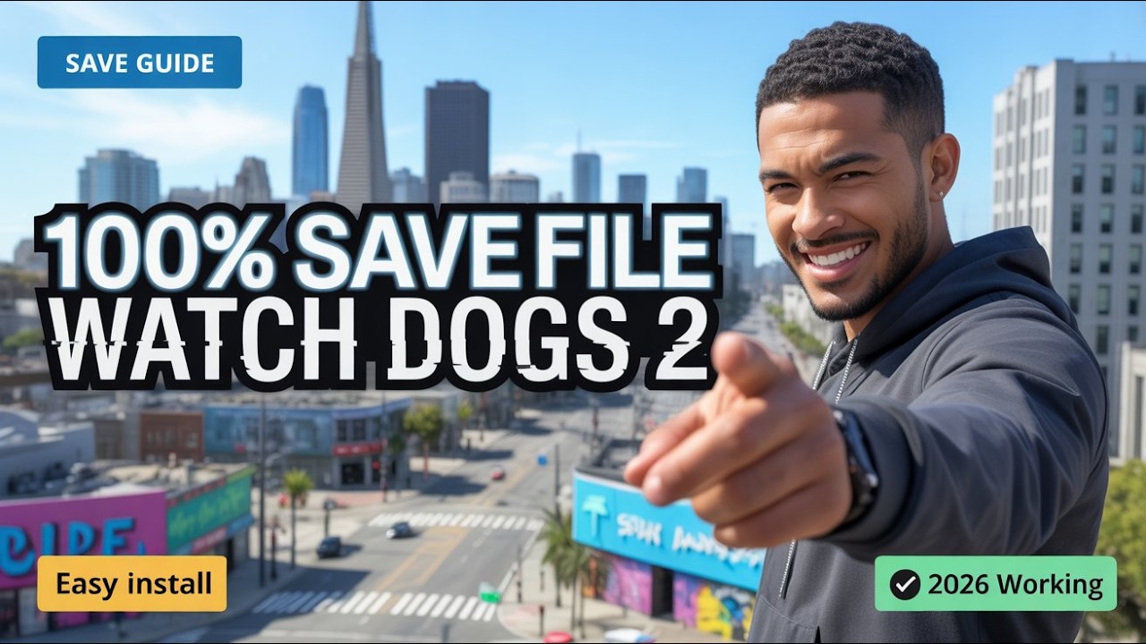 Watch Files How to Install a 100% Save File for Watch Dogs 2 on PC (2026 Guide ...