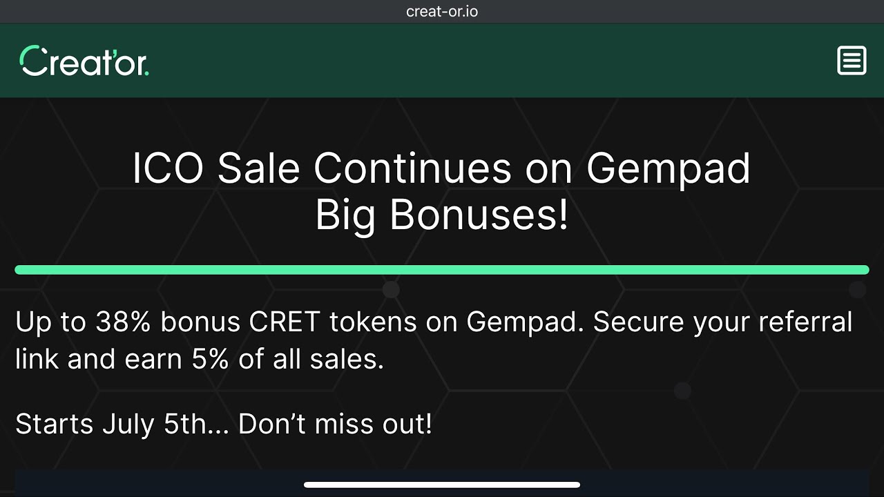 Creator - Carrying Crowdfunding and Ventures to the WEB3 Space (Review)