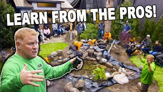 We'll Teach YOU How to Build *PONDS* at the Aquascape Academy!