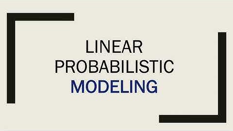Linear Probabilistic Modeling(LPM) - Daniel Acevedo