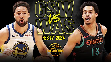 Golden State Warriors vs Washington Wizards Full Game Highlights | February 27, 2024 | FreeDawkins