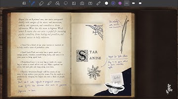 Digital Book of Shadows in Goodnotes