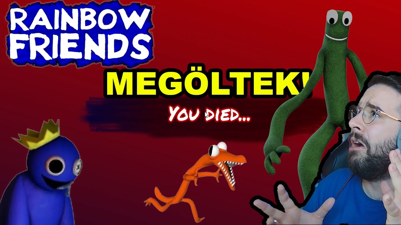 MEGÖLTEK a RAINBOW FRIENDSben ! 🤬 | Rainbow Friends ZsDavval és Aidavagyokkal