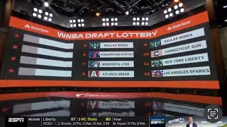 2024 WNBA Draft Lottery show