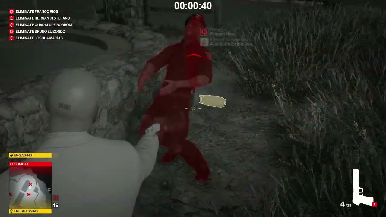 Agent 47 gets rank 3 by finshing this featured contract (dumb and demonic) in 2m 2s via 5x accidents