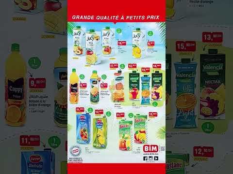 #Catalogue #Bim #Maroc #Spécial #Jus & #Nectars durant Mars et Avril 2024