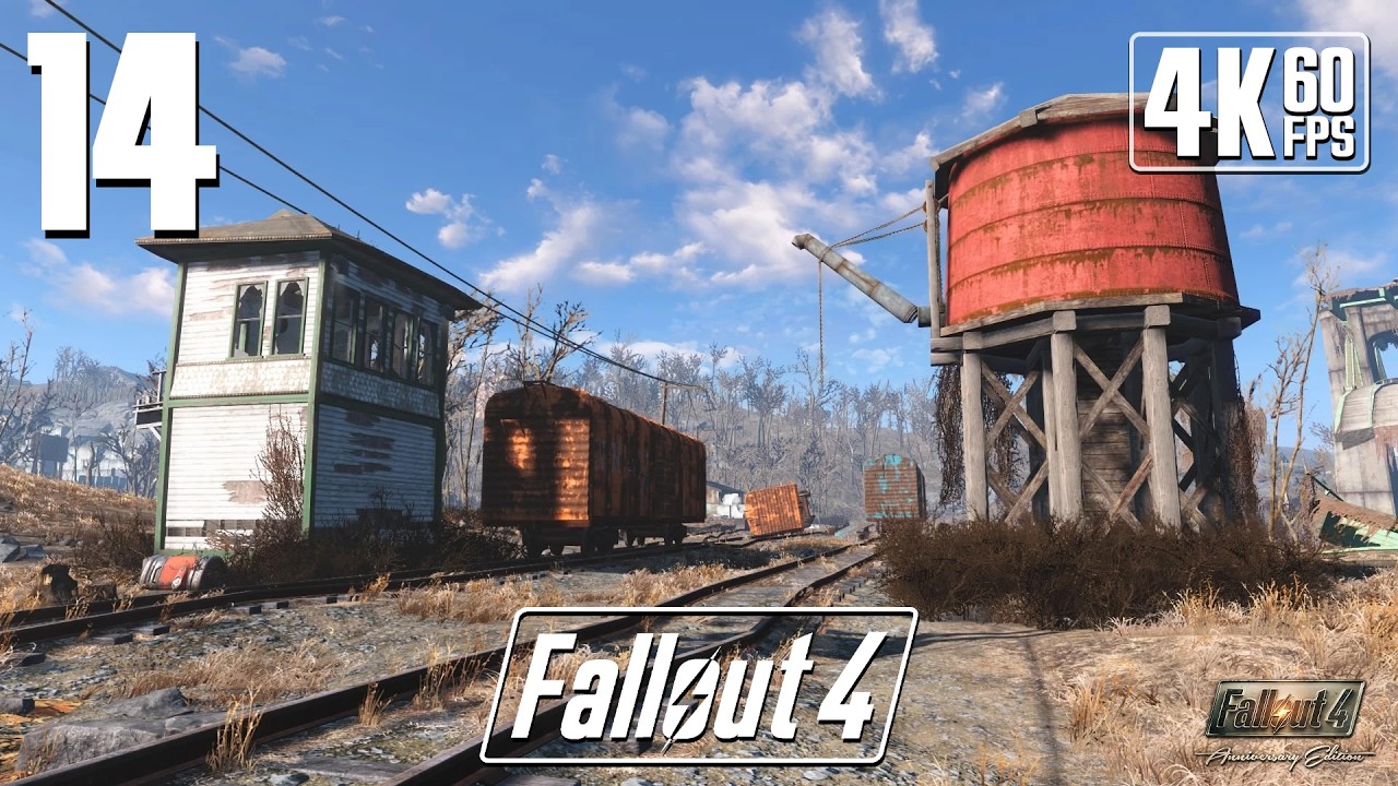 Fallout 4 (PC) - 4K60 Walkthrough Part 14 - Bedford Station