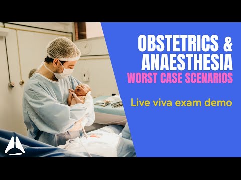 Obstetrics and anaesthesia - Live anaesthesia exam demo viva