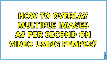 How to Overlay Multiple images as per second on video using ffmpeg?