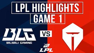 BLG vs TES Highlights Game 1 | LPL 2026 Split 3 | Bilibili Gaming vs Top Esports BLG vs TES Highlights Game 1 | LPL 2026 Split 3 | Bilibili Gaming vs Top Esports
