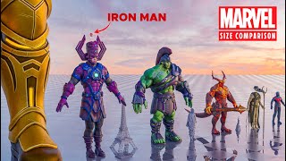 Marvel Size Comparison: 3D Animation & Real Scale Breakdown by Countless Number 5,235 views 1 month ago 7 minutes, 20 seconds