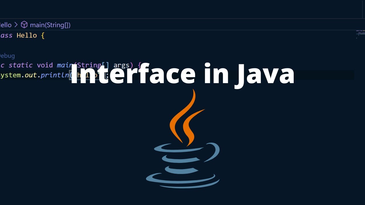 Interface In Java | Java Tutorial For Beginners In Visual Studio Code ...