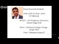 Crack in FIRST ATTEMPT UPSC CAPF AC / SHARAN KAMBALE / AIR 8